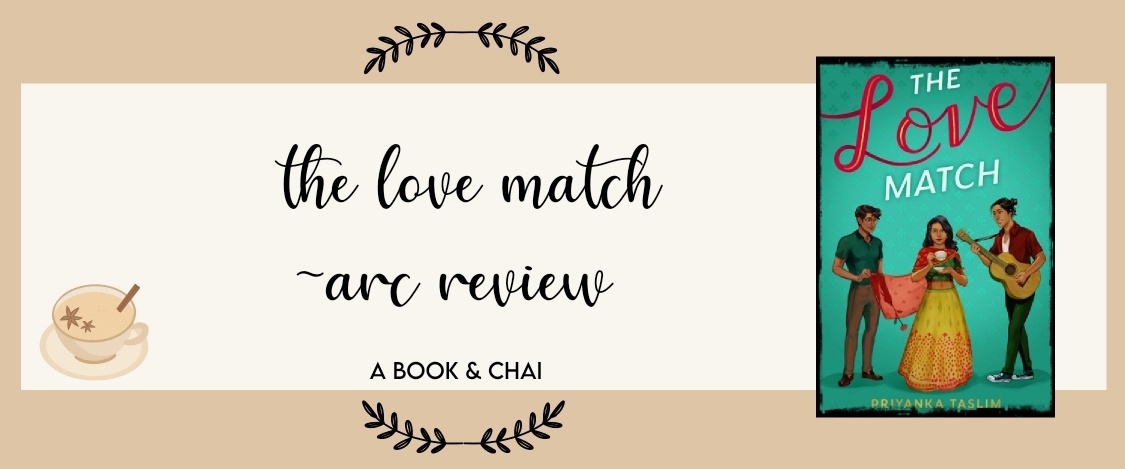 Review: THE LOVE MATCH by Priyanka Taslim – Of Love Triangles, Comedy and Vibrancy